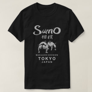 Sumo Wrestler Japans Kanji Japan Wrestling T-shirt