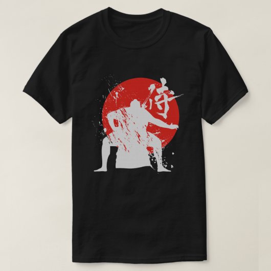 Sumo Wrestler Japans Kanji Japan Wrestling T-shirt (Design voorkant)