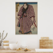 Sumo Wrestler - Japanse kunst van voor de jaren 1 Poster (Keuken)