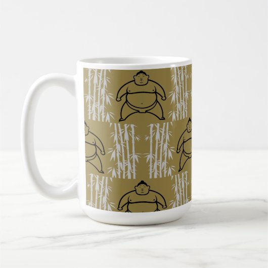 Sumo Wrestler Koffiemok (Links)