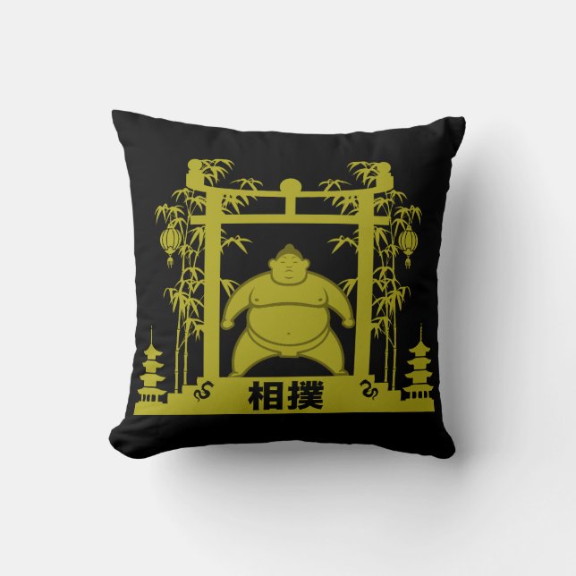 Sumo Wrestler Kussen (Voorkant)