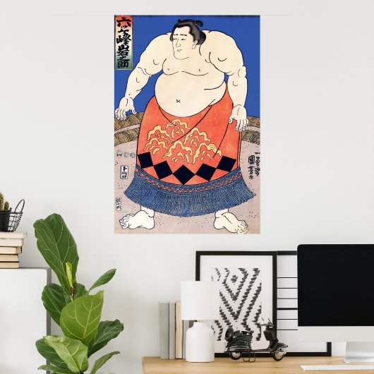 Sumo Wrestler Poster afdrukken (Thuiskantoor)