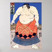  Sumo Wrestler Poster afdrukken (Voorkant)