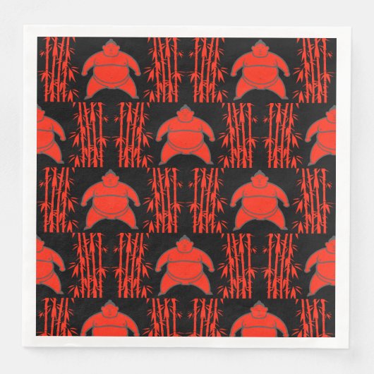 Sumo Wrestler Servet (Voorkant)