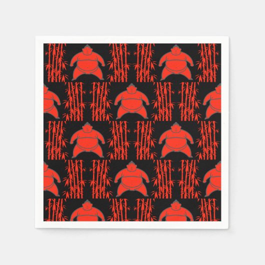 Sumo Wrestler Servet (Voorkant)