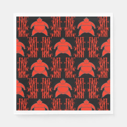 Sumo Wrestler Servet (Voorkant)