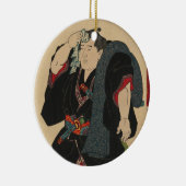 Sumo Wrestler Somagahana Fuchiemon Keramisch Ornament (Rechts)