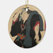 Sumo Wrestler Somagahana Fuchiemon Keramisch Ornament (Links)