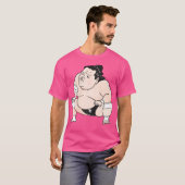 Sumo Wrestler Terunofuji T-shirt (Voorkant volledig)