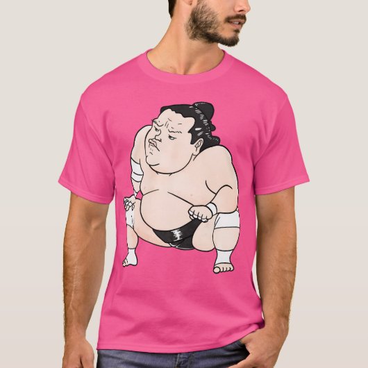 Sumo Wrestler Terunofuji T-shirt (Voorkant)