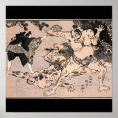 Sumo Wrestlers, Circa 1800. Japan Poster (Voorkant)