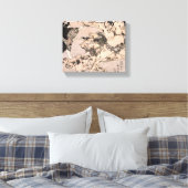 Sumo Wrestlers, Circa 1800 Japan Schilderen Canvas Afdruk (Insitu (Slaapkamer))