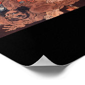 Sumo Wrestlers, Japans schilderen c. jaren '1800 Poster (Hoek)