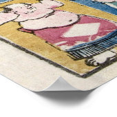 Sumo Wrestlers Poster (Hoek)