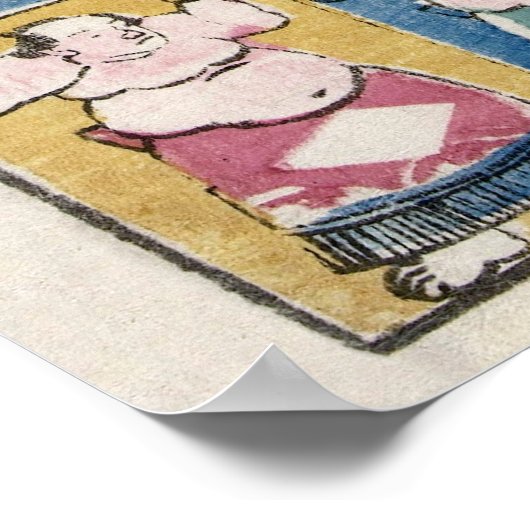 Sumo Wrestlers Poster (Hoek)