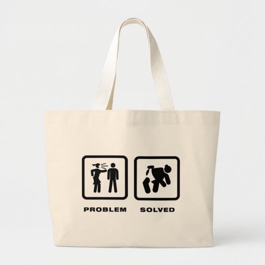Sumo Wrestling Grote Tote Bag (Voorkant)