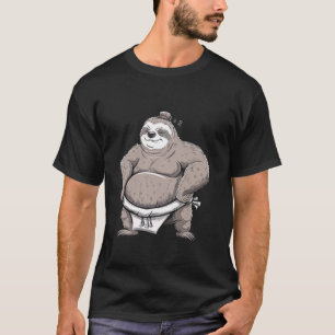 Sumo Wrestling Luiaard Martial Arts Grappig Voor K T-shirt