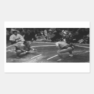 SUMO Wrestling Rechthoekige Sticker