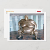 Sumo Wrestling Sculpture, Japan Briefkaart (Voorkant / Achterkant)