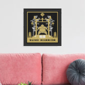 Sumoworstelaar Canvas Afdruk (Insitu (Woonkamer))
