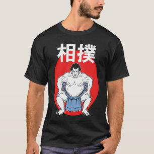 Sumoworstelaar Japanse bokser of atleet T-shirt