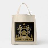 Sumoworstelaar Tote Bag (Achterkant)