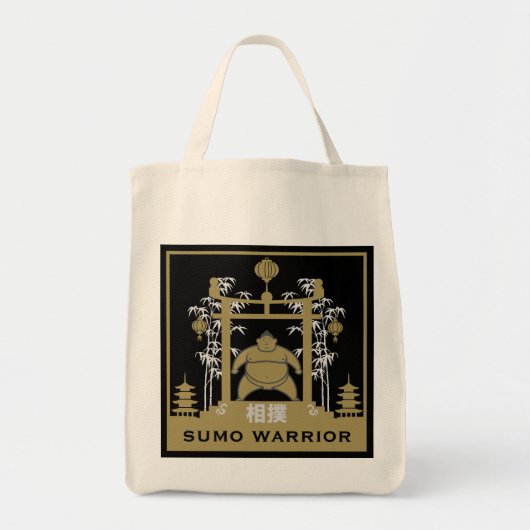 Sumoworstelaar Tote Bag (Voorkant)