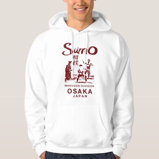 Sumoworstelen Japan Osaka Japans Hoodie (Voorkant)