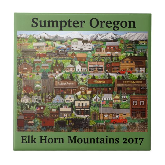 Sumpter, Oregon Tile 2 Tegeltje (Voorkant)
