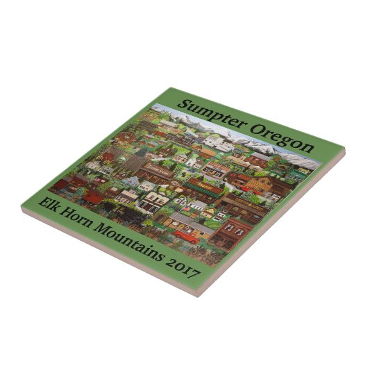 Sumpter, Oregon Tile 2 Tegeltje (Zijkant)