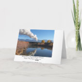 Sumpter Valley Train Christmas Kaart (Achterkant)