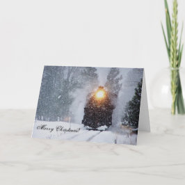 Sumpter Valley Train Christmas Kaart