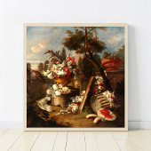 Sumptuous Florence and Fruit still life Poster