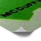 Sumter, de  Poster van de Kaart van SC (Hoek)