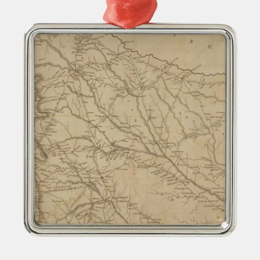 Sumter District, South Carolina Metalen Ornament (Voorkant)