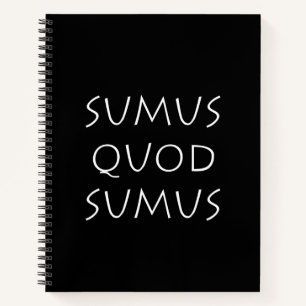 Sumus quod sumus notitieboek