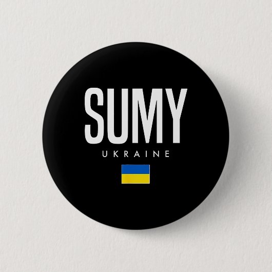 Sumy Oekraïne Ronde Button 5,7 Cm (Voorkant)