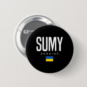 Sumy Oekraïne Ronde Button 5,7 Cm (Voorkant /achterkant)