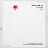 Sun 01 - Rood Briefhoofd (Voorkant / Achterkant)
