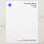 Sun 02 - blauw persoonlijk briefhoofd (Voorkant)