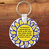 sun_29, als iedereen zich net zo goed voelt als hi sleutelhanger (Voorkant)