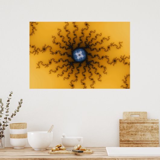 Sun 2 - Fractal Poster (Keuken)