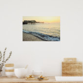 Sun Aberystwyth Canvas instellen Poster (Keuken)