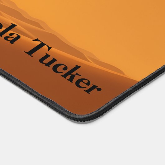 Sun Abstract Amber Modern Minimalist Bureaumat (Hoek)