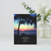 Sun Always Rises Briefkaart (Staand voorkant)