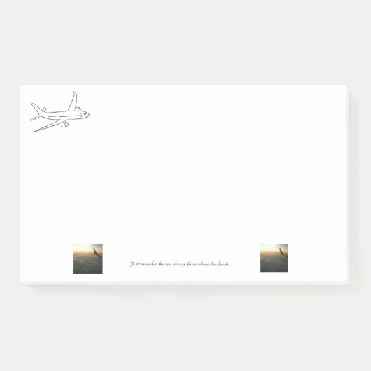 Sun Always Shines Post it Note (Voorkant)