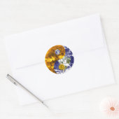 Sun and Earth Yin Yang stickers (Envelop)