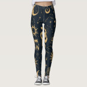Sun and Moon -Astronomy Witch Leggings (Voorkant)