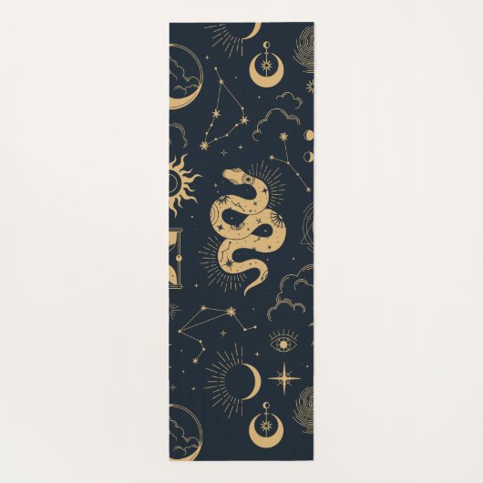 Sun and Moon -Astronomy Witch Yogamat (Achterkant)