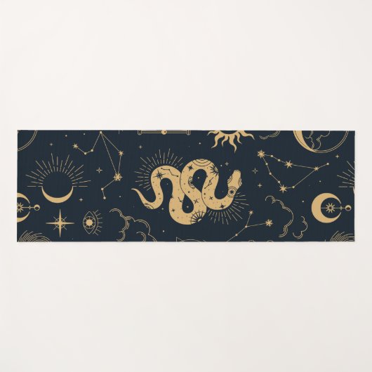 Sun and Moon -Astronomy Witch Yogamat (Voorkant (horizontaal))